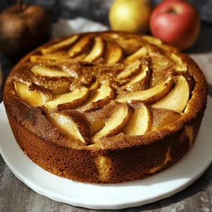 gâteau aux pommes sans gluten