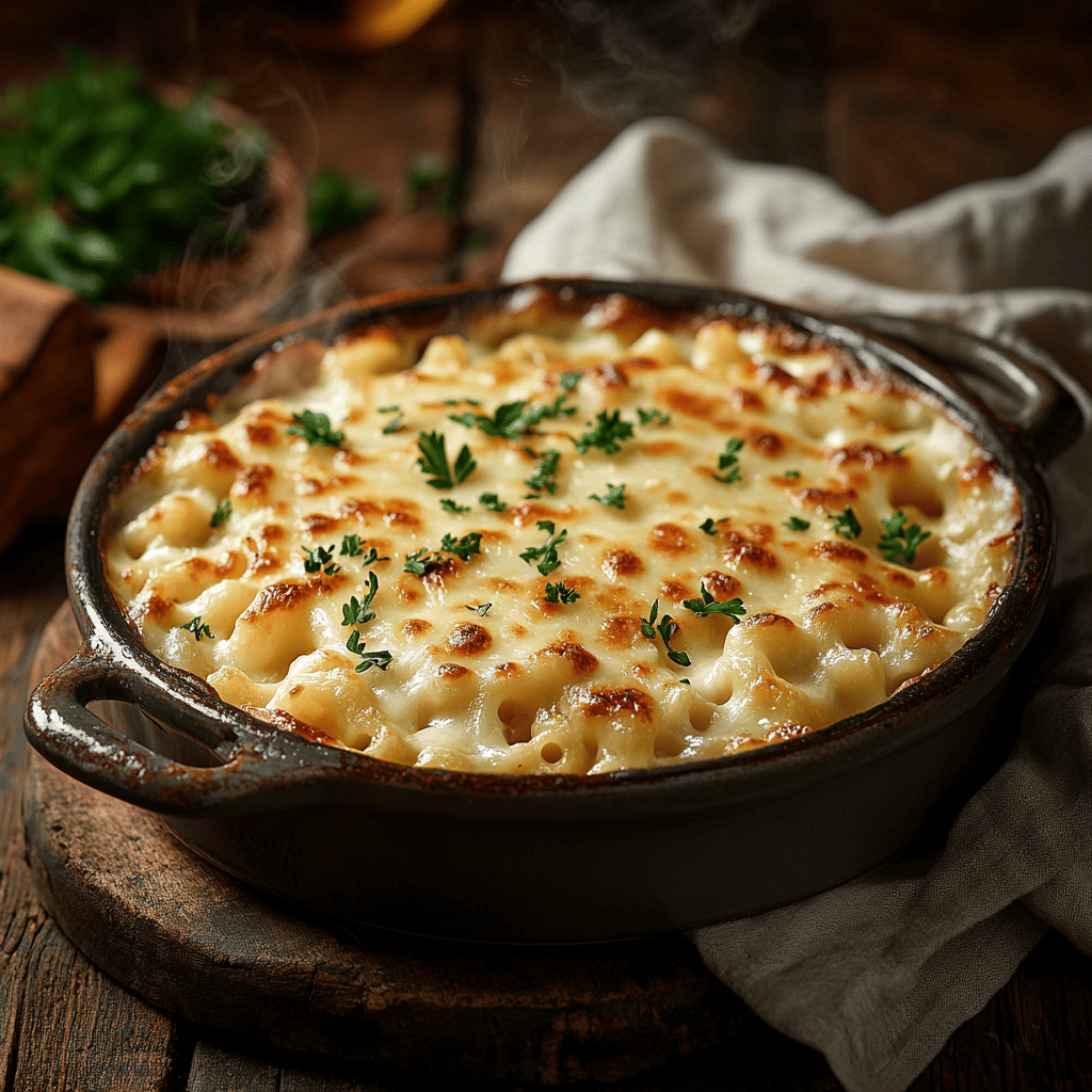 gratin de macaroni béchamel