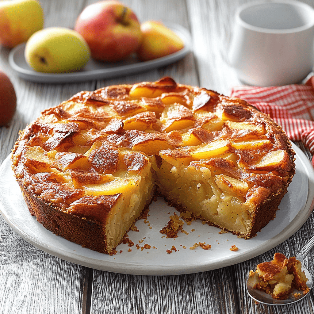 Gâteau aux pommes grand-mère