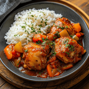 Poulet basquaise Cookeo