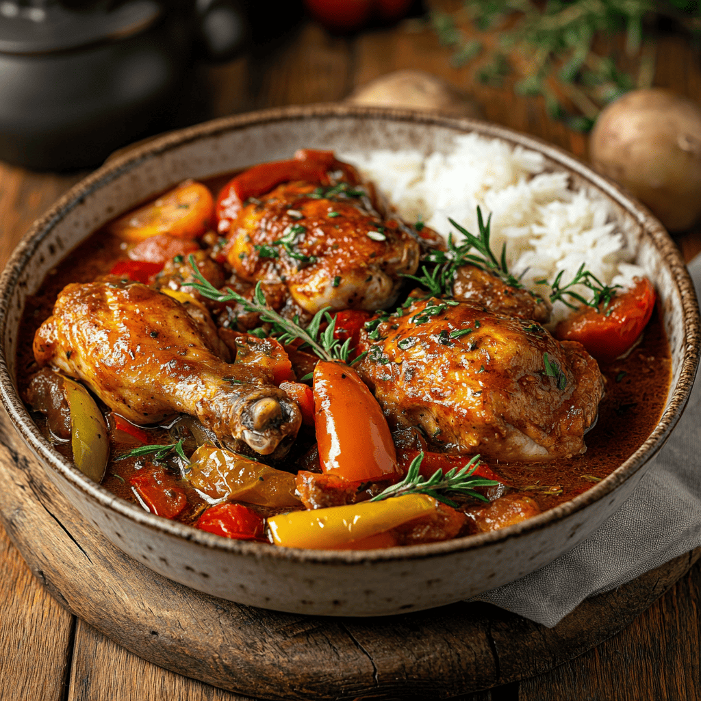 Poulet basquaise recette traditionnelle