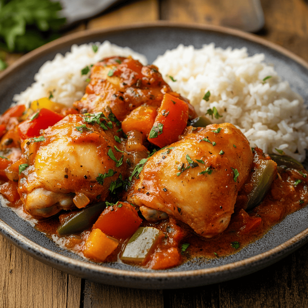Poulet basquaise