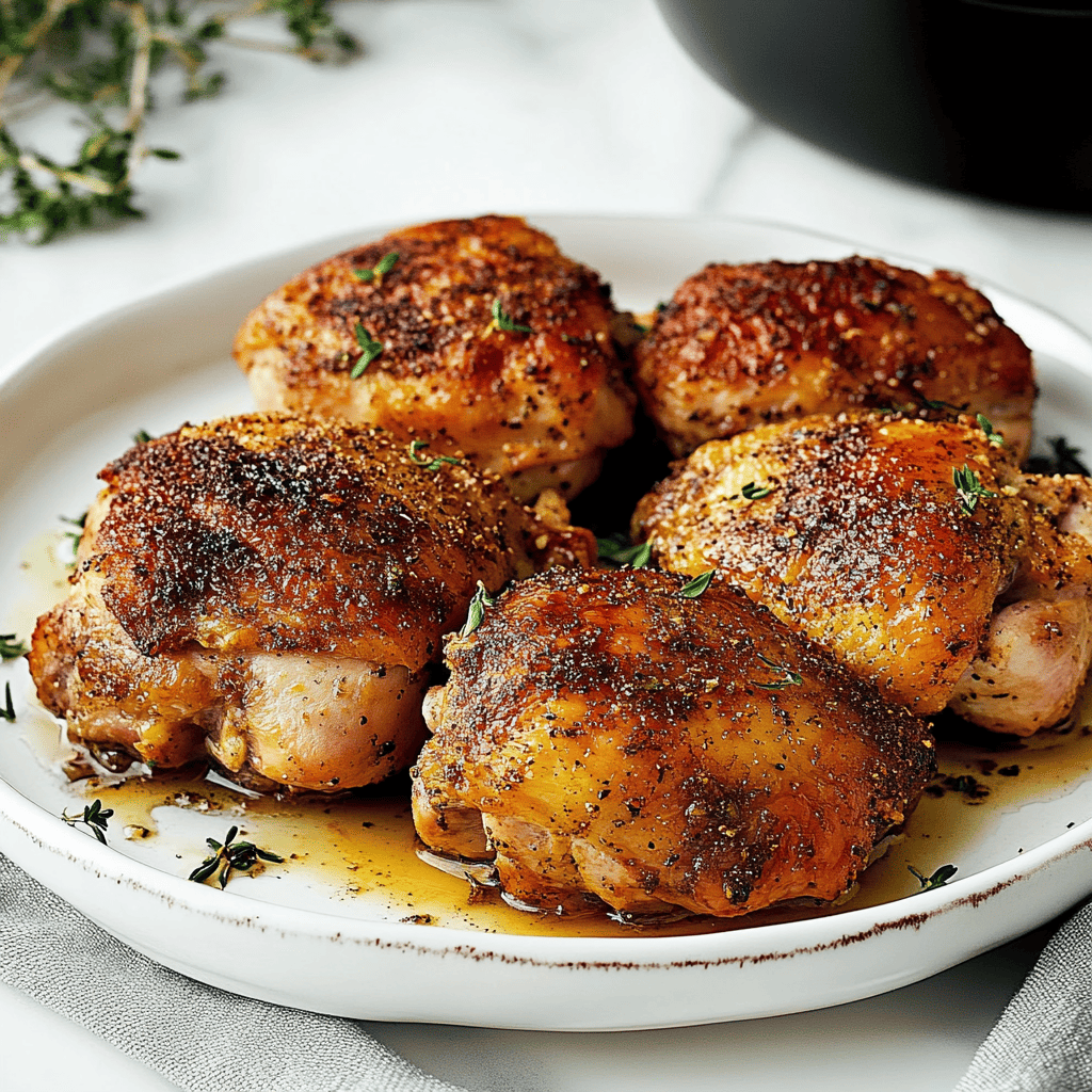 Poulet rôti au four