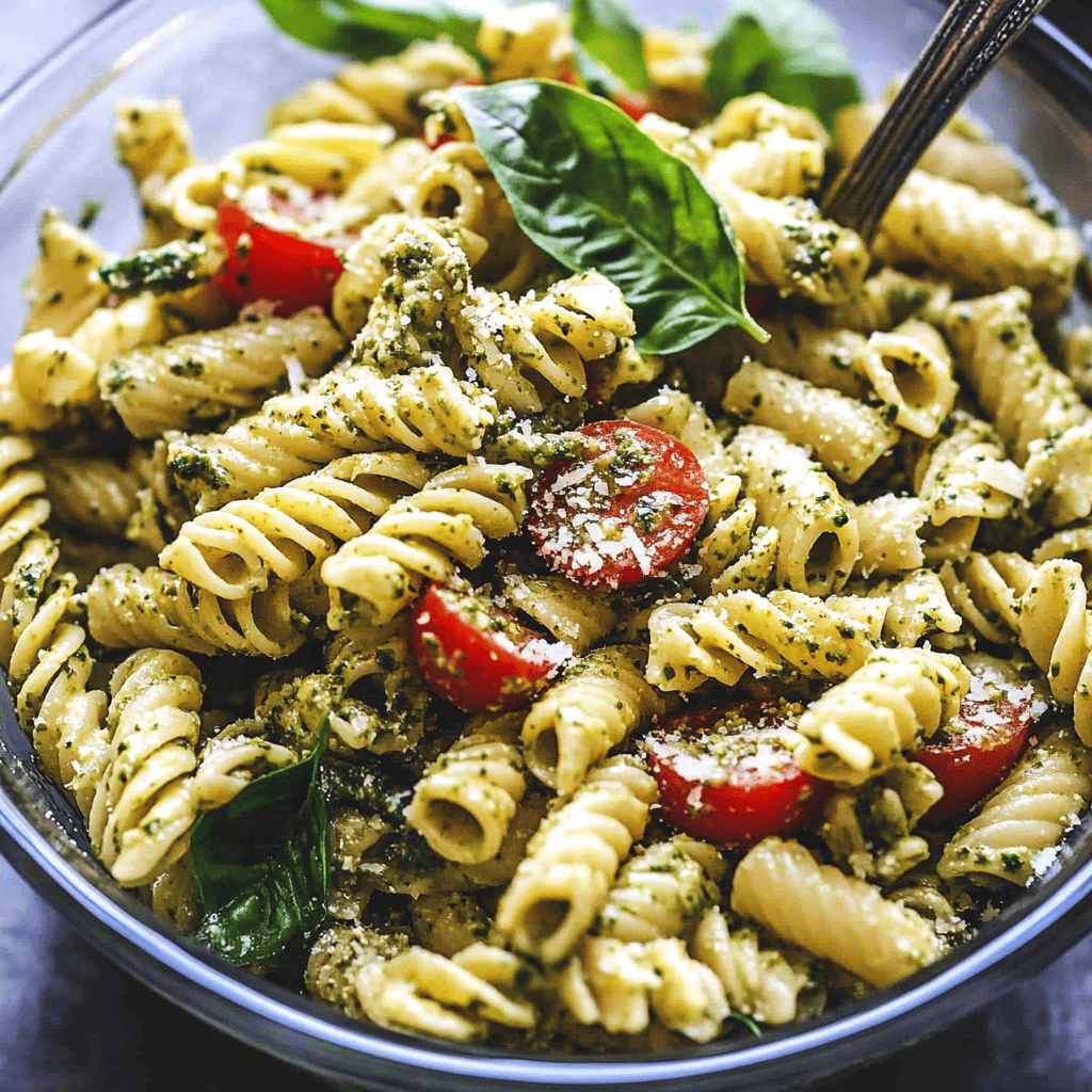 Salade de pate pesto pasta