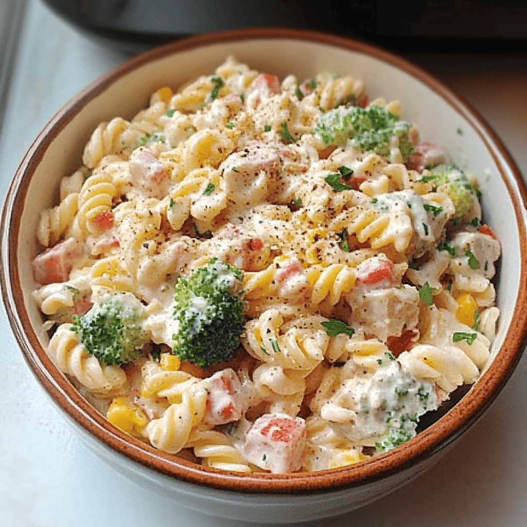 Salade de pates sauce recipe