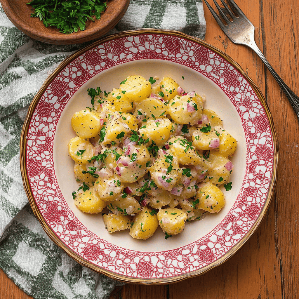 Salade de pomme de terre froide