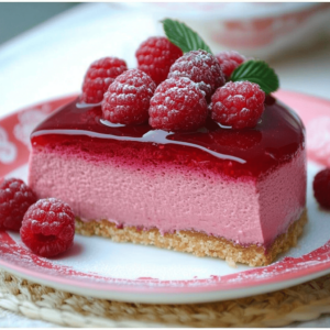 bavarois framboise Thermomix