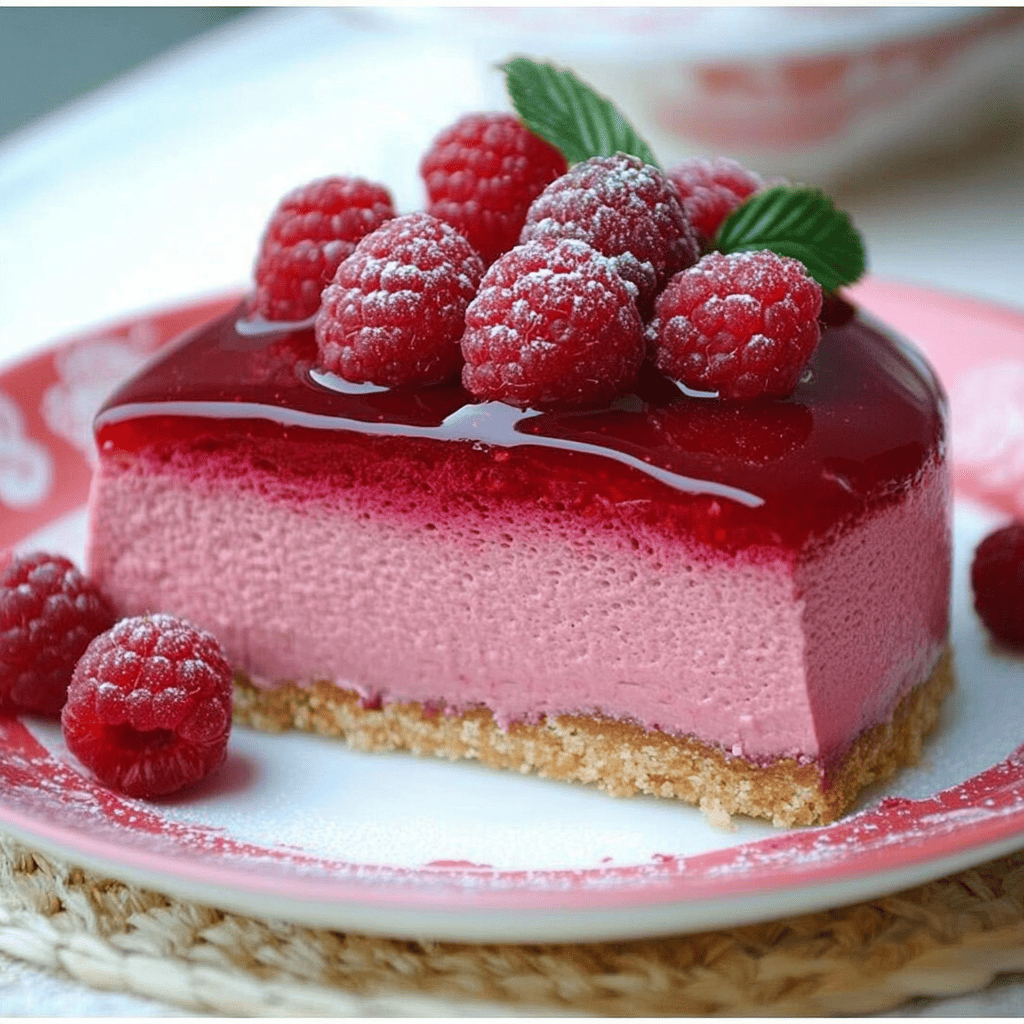 bavarois framboise Thermomix