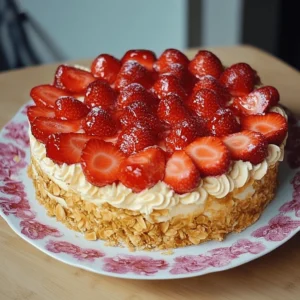 gateau aux fraises