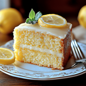 gâteau moelleux au citron
