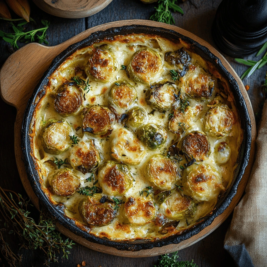 gratin de chou de Bruxelles