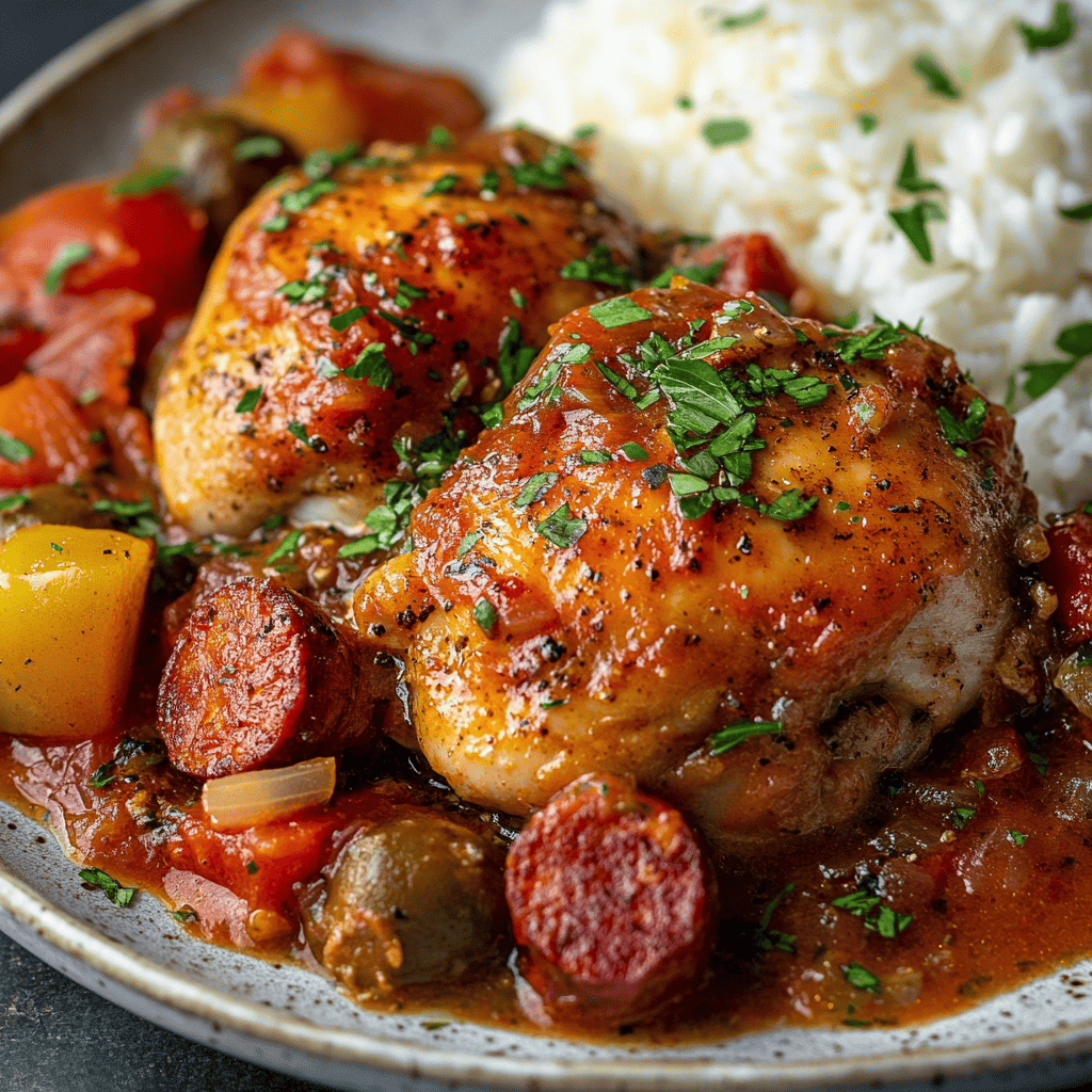 poulet basquaise Cyril Lignac