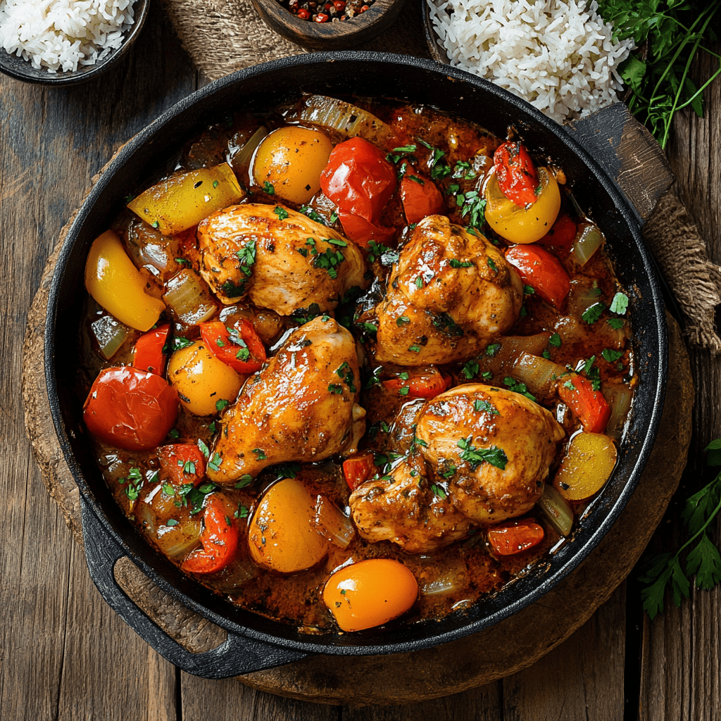poulet basquaise Thermomix