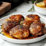 poulet rôti au four croustillant