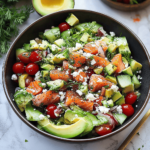 salade au saumon fumé et avocat