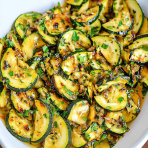 salade de courgettes cuites froides