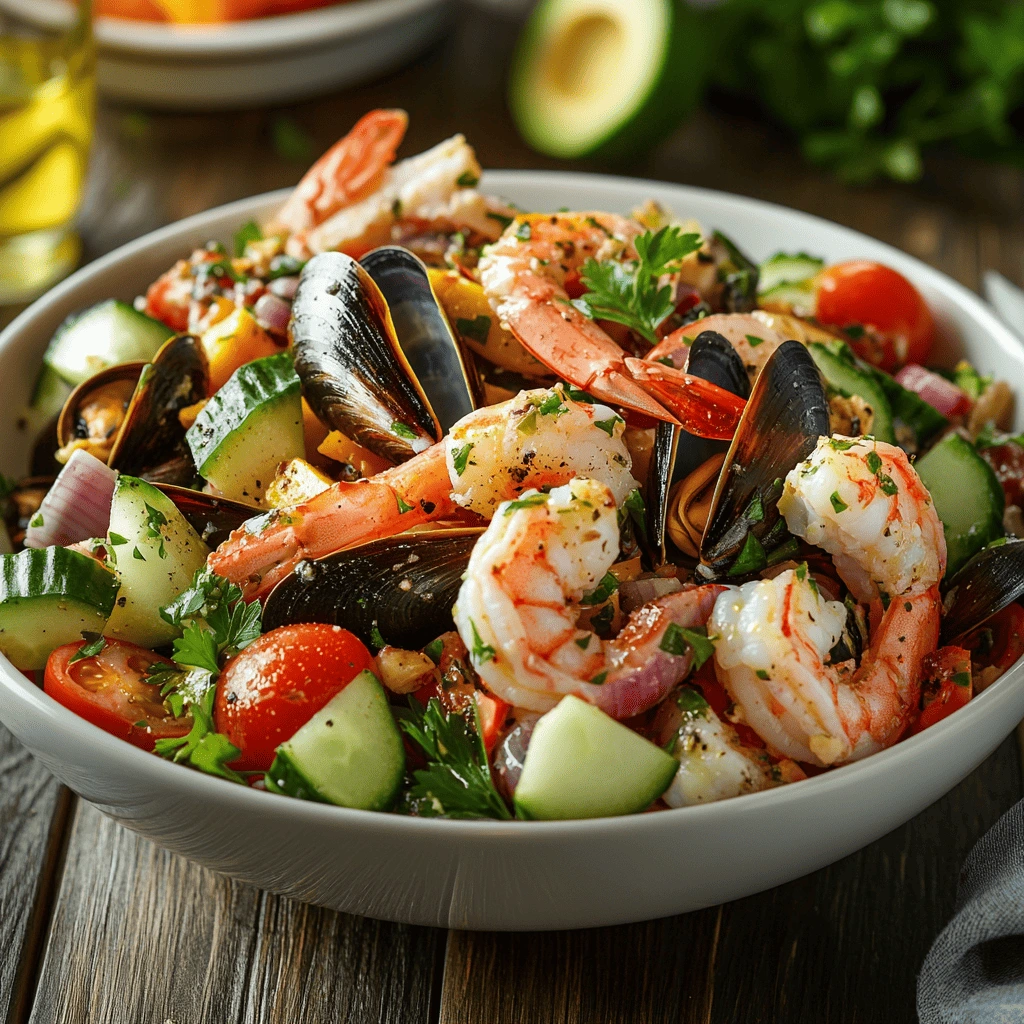 salade de fruits de mer