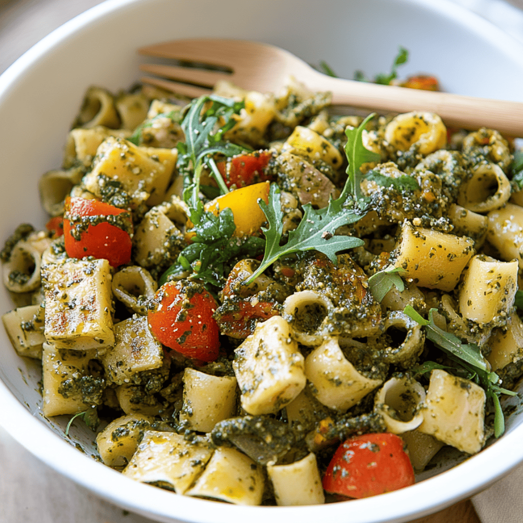 salade de pâtes au pesto