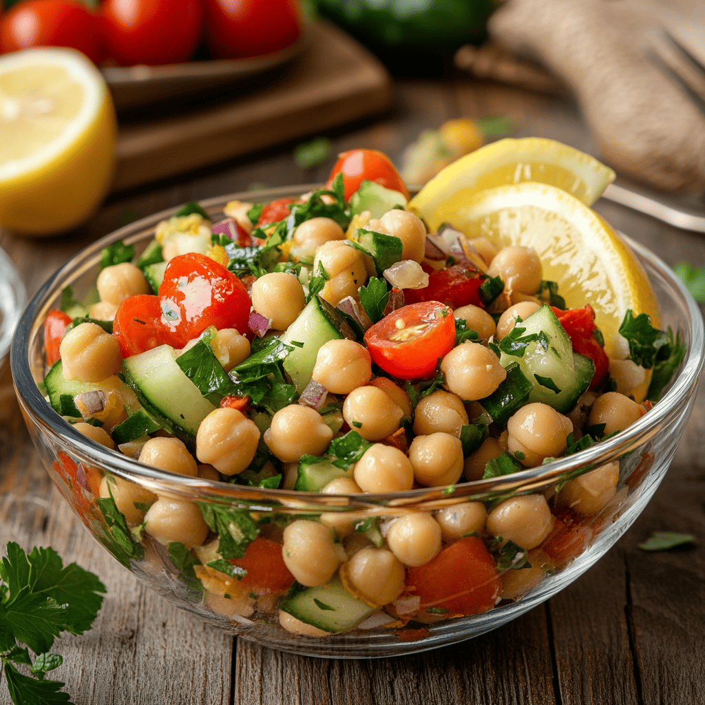 salade falafel rapide