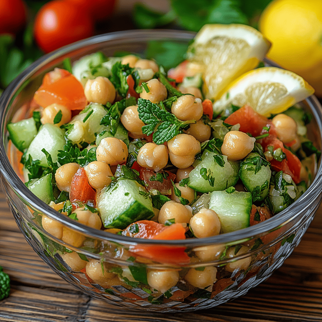 salade pois chiches libanaise