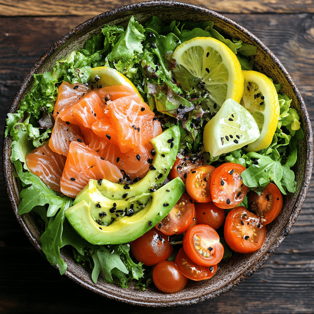 salade saumon
