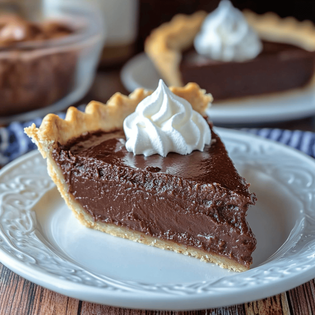 tarte au chocolat