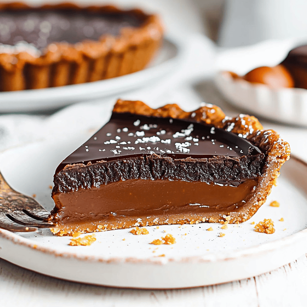 tarte chocolat caramel