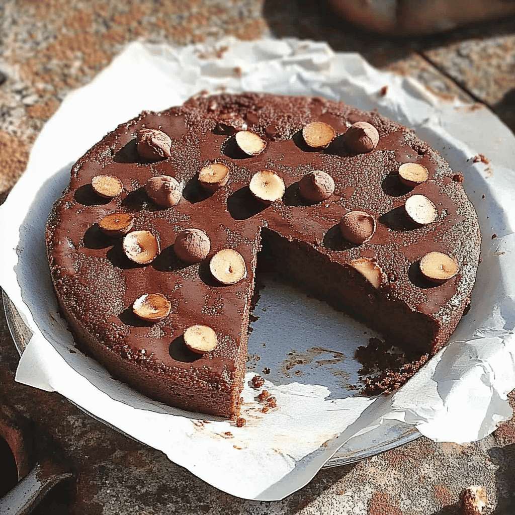 Gâteau chocolat noisette