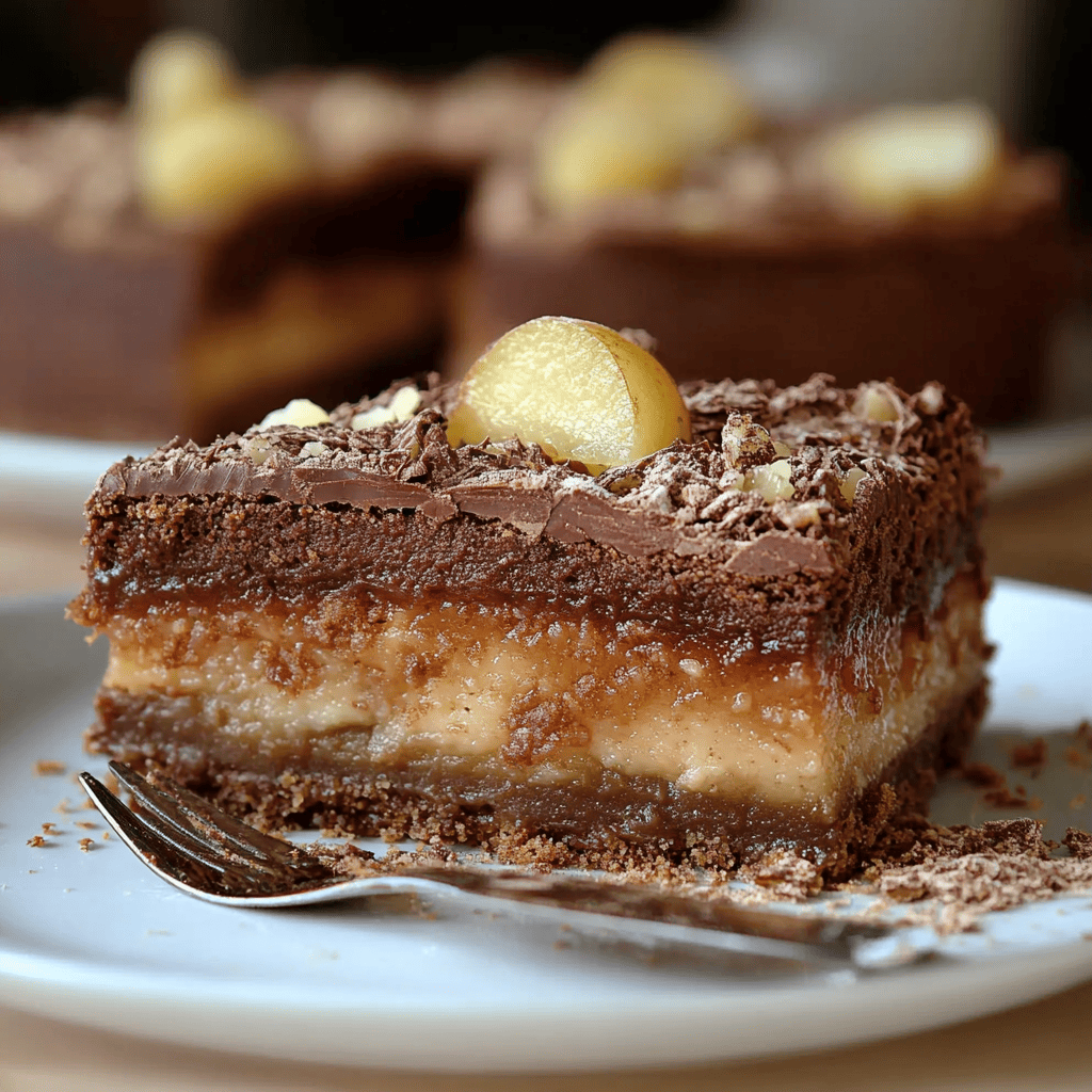 Gâteau poire chocolat
