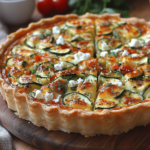 Quiche courgettes feta