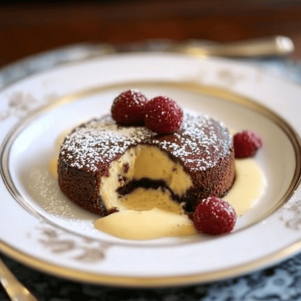 Recette fondant au chocolat coeur coulant