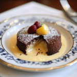 fondant au chocolat creme anglaise