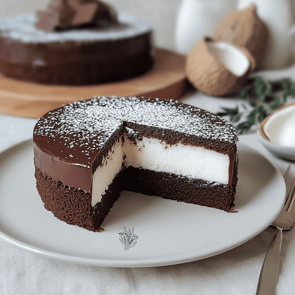 fondant chocolat noix de coco