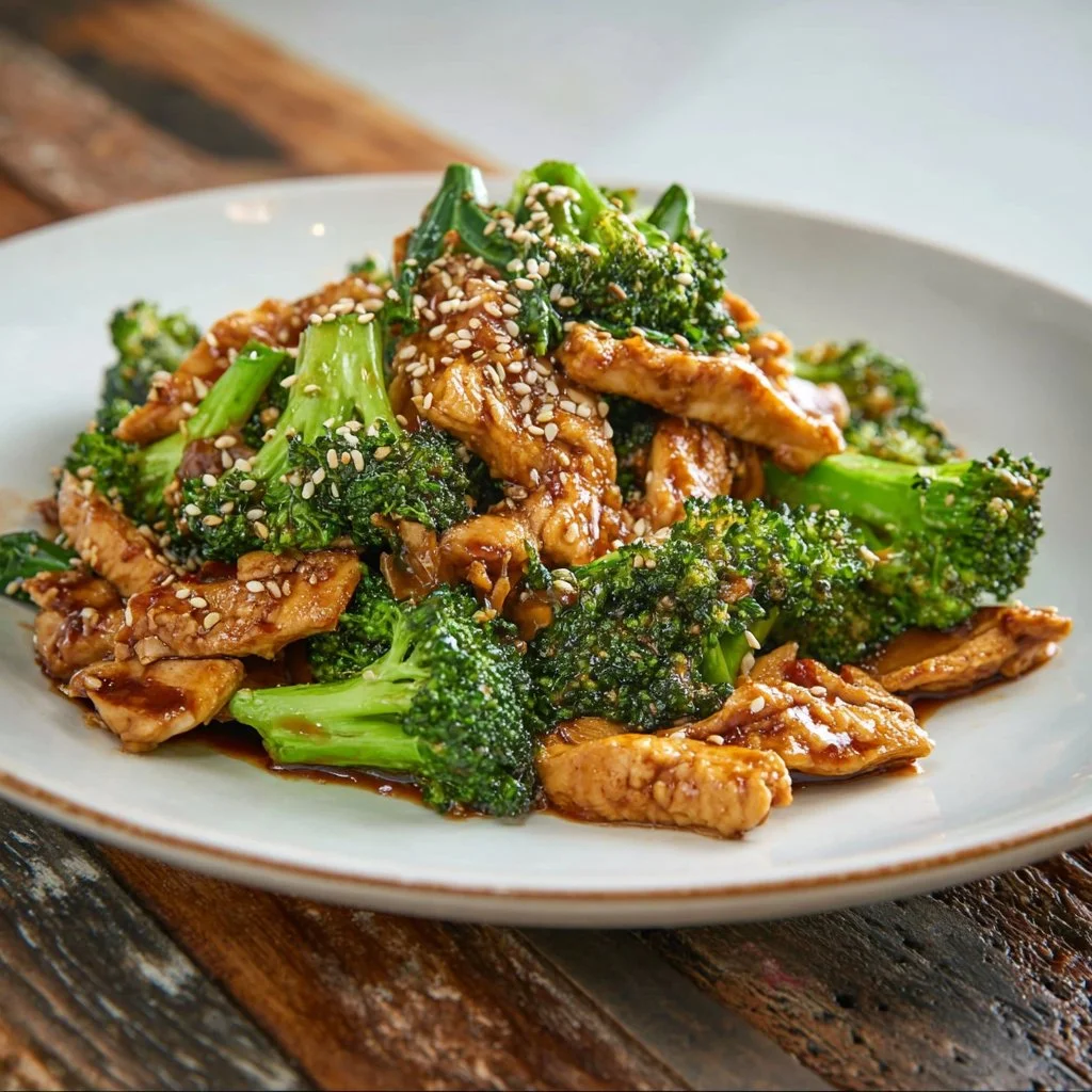 Poulet sauté au brocoli
