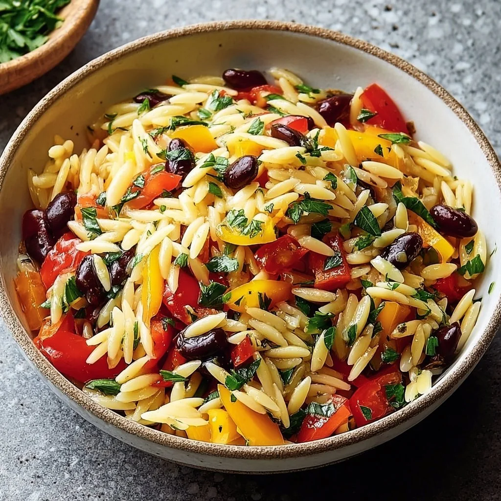 Salade d'Orzo aux Légumes