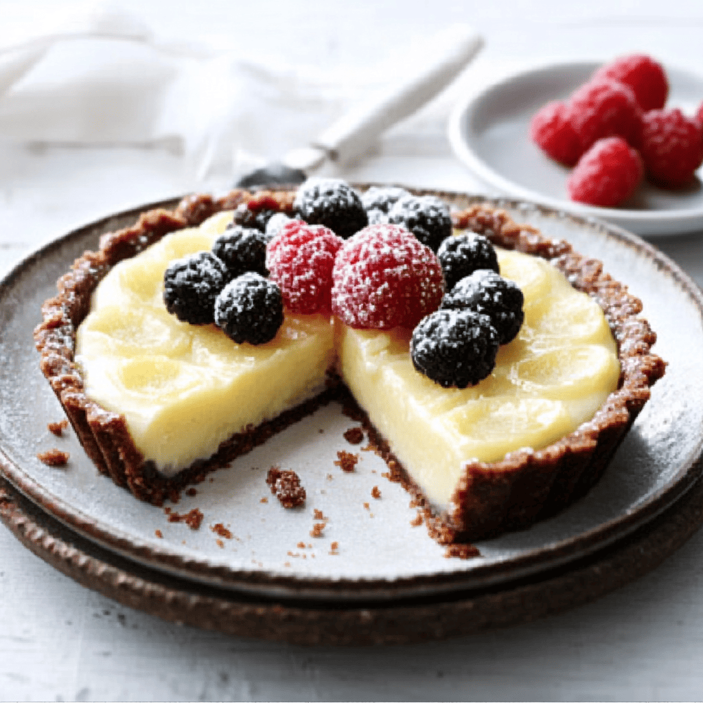 tarte au chocolat blanc