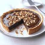 tarte au chocolat et pralin
