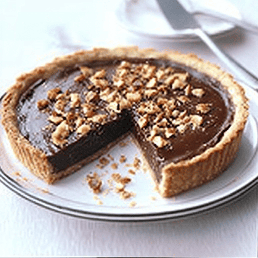 Tarte au chocolat et pralin : un pur délice irrésistible