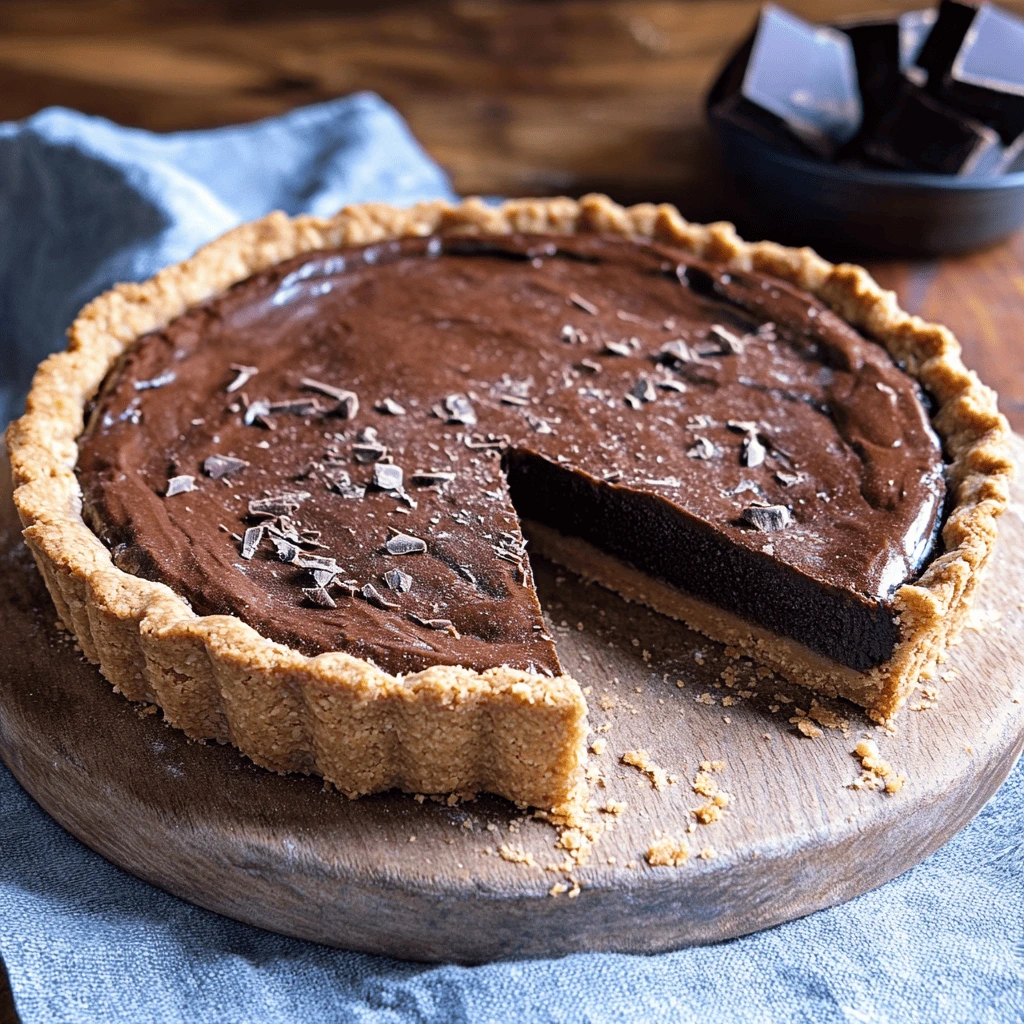 Tarte au chocolat pâte sablée : irrésistible et gourmande