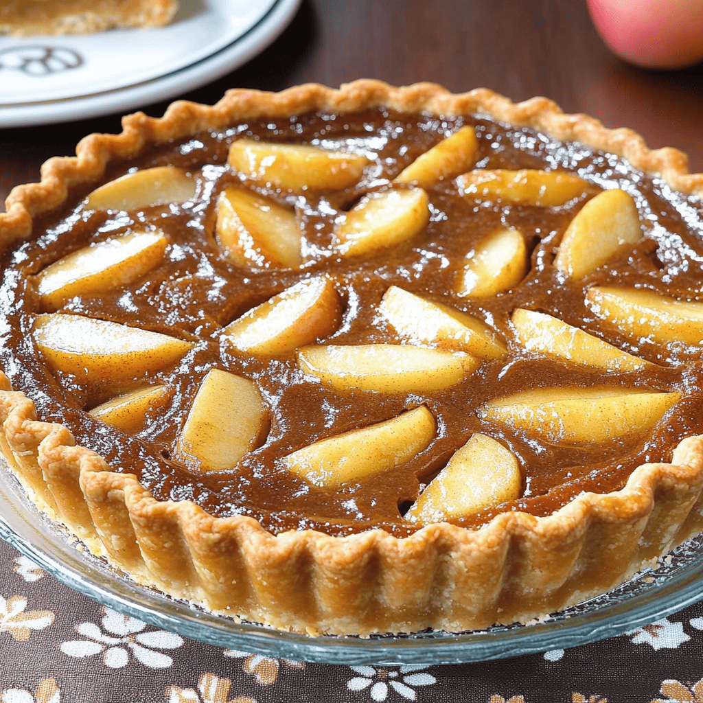 tarte au pomme au chocolat