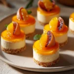Mini Cheesecakes à la Pêche