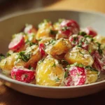 Salade de pommes de terre et radis