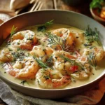 Blanquette de Saint-Jacques et Crevettes