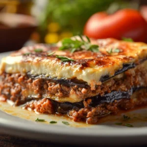 Moussaka traditionnelle grecque