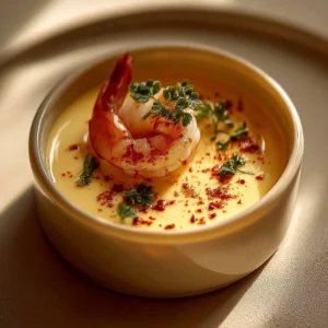Panna Cotta à la Bisque de Homard