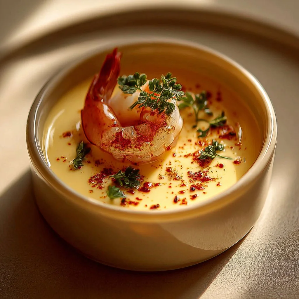 Panna Cotta à la Bisque de Homard