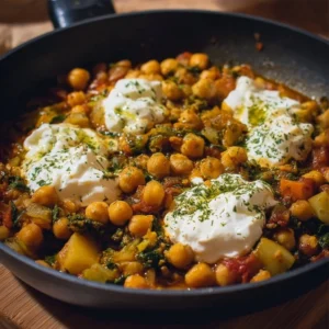 Pois Chiches Mijotés aux Courgettes