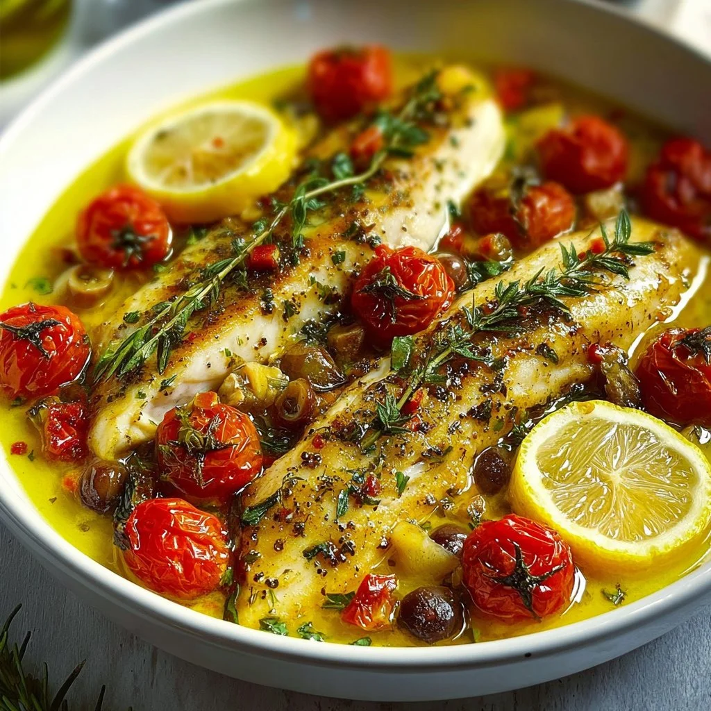 Poisson au four méditerranéen