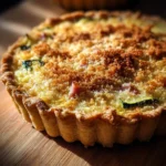 Tarte rustique aux courgettes