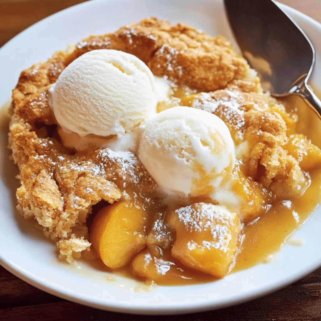 Easy Southern Peach Cobbler